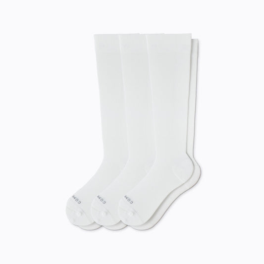 Knee-High Compression Socks - 3 Pack Solids