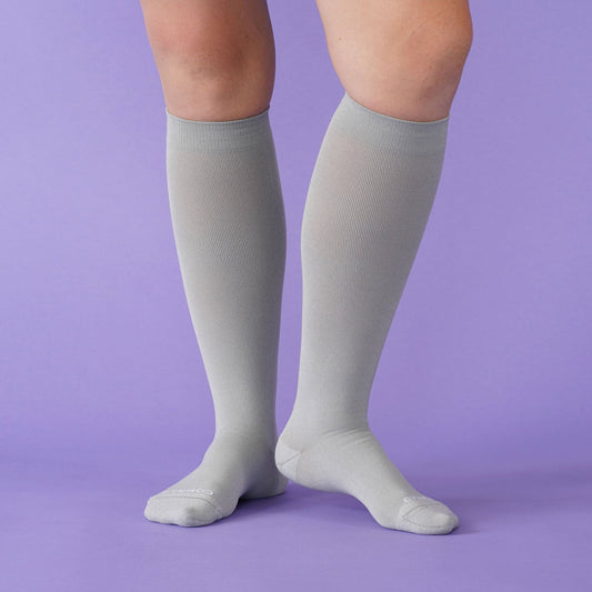 Knee-High Compression Socks - Solid (20-30 mmHg)