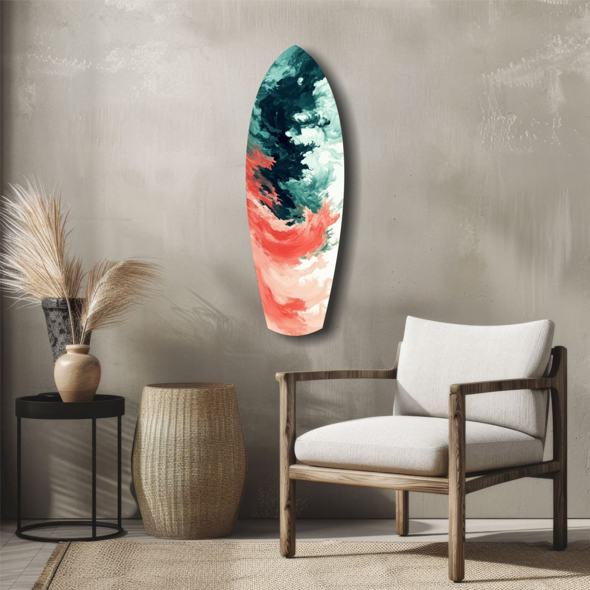 Relentless Waves Glass Wall Art