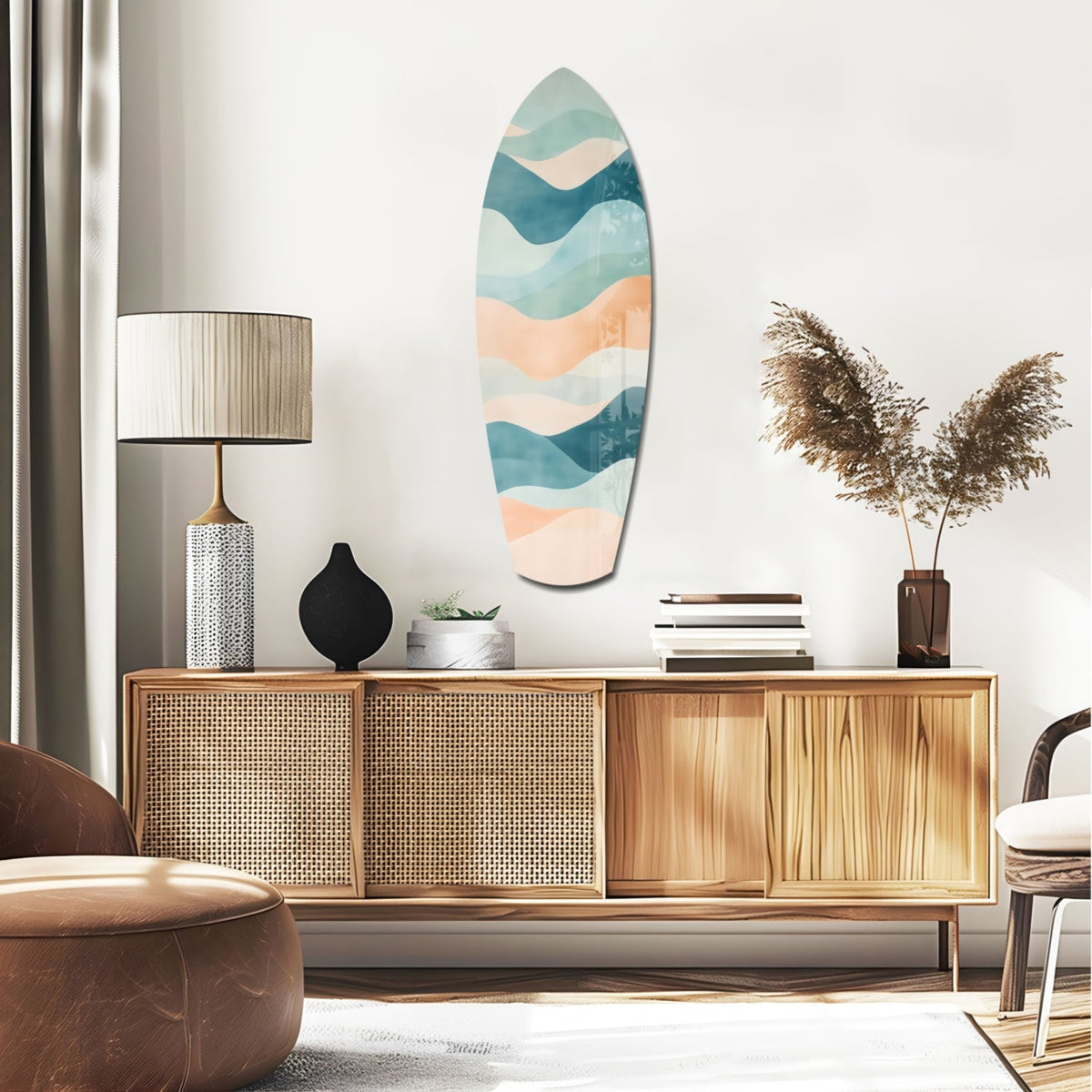 Colors of the Sea Glass Wall Art