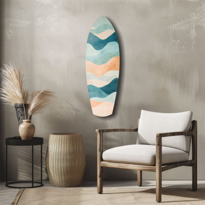 Colors of the Sea Glass Wall Art