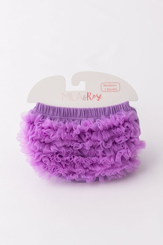 Lavender Ruffle Bum Bloomer