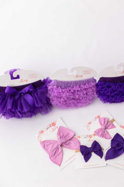 Lavender Ruffle Bum Bloomer
