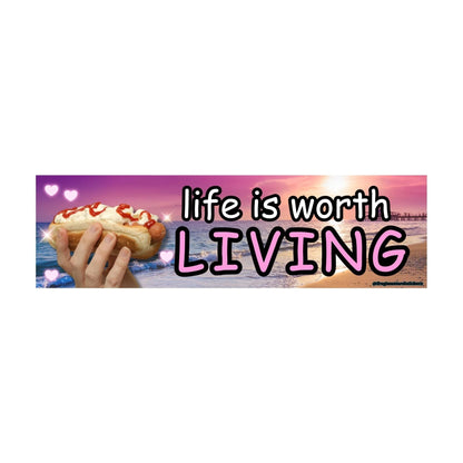Life is Worth Living (Hot Dog) Meme