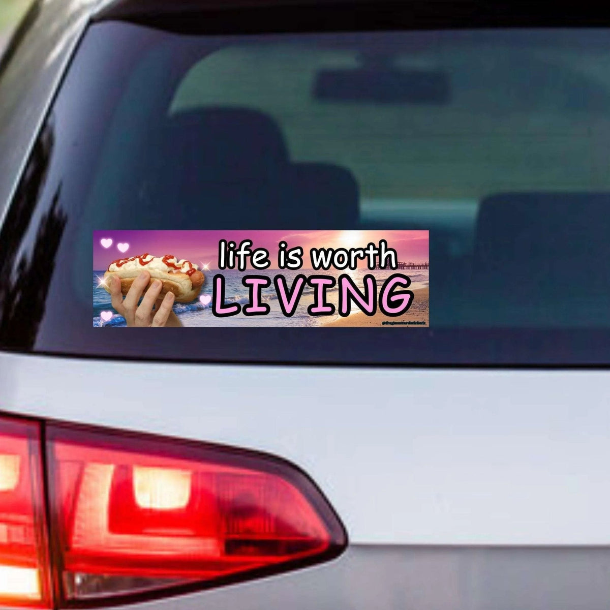 Life is Worth Living (Hot Dog) Meme