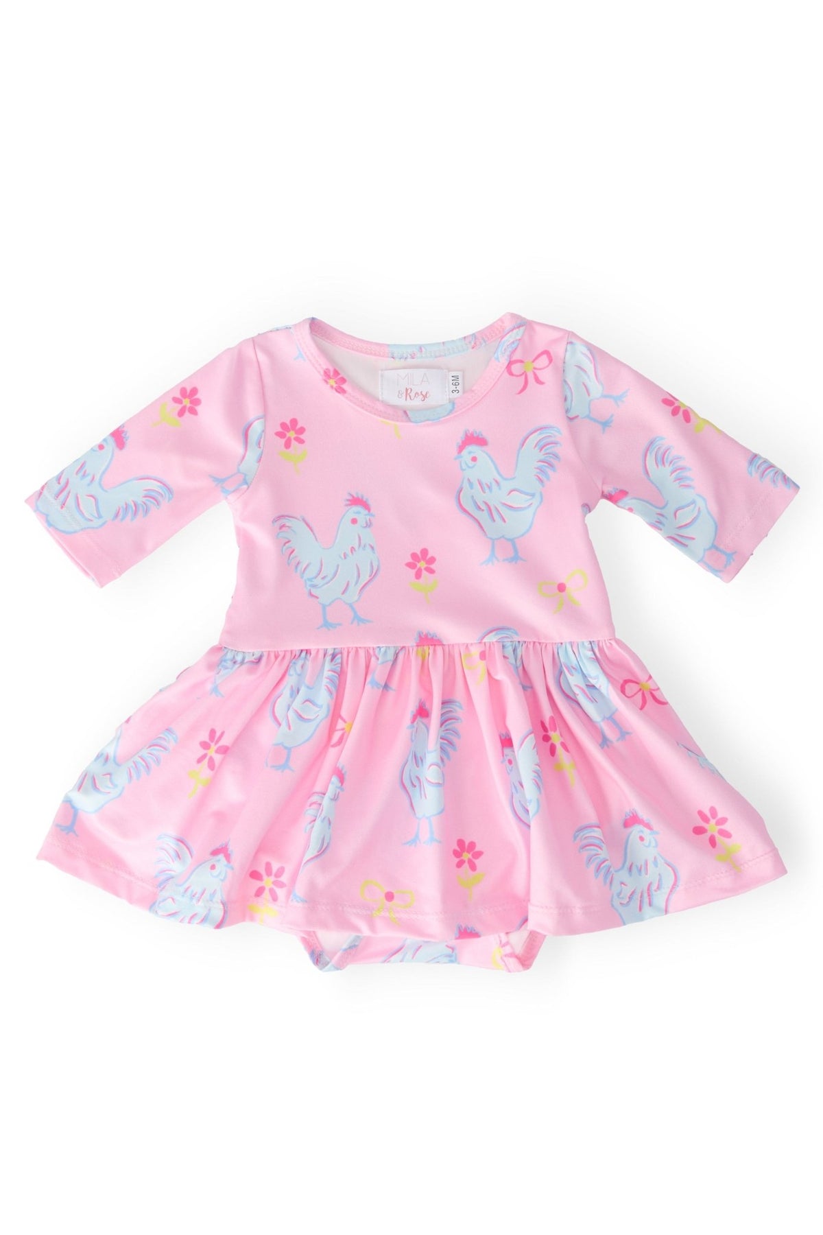 Little Miss Chickie 3/4 Twirl Bodysuit