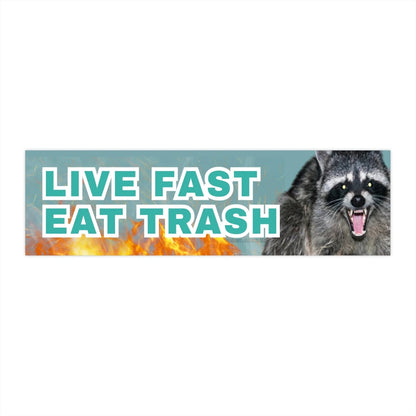Live Fast, Eat Trash (Racoon)