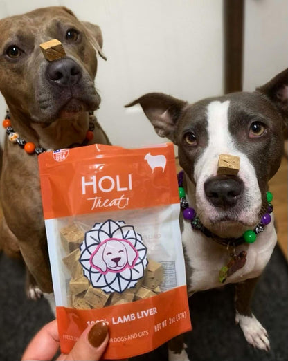 Lamb Liver Dog Treats - Freeze Dried - Single Ingredient