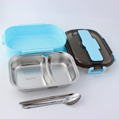 Lunch Box Food Container Stainless Steel Bento Box With Utensils Chopsticks Spoon