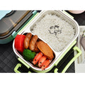 Lunch Box Food Container Stainless Steel Bento Box With Utensils Chopsticks Spoon