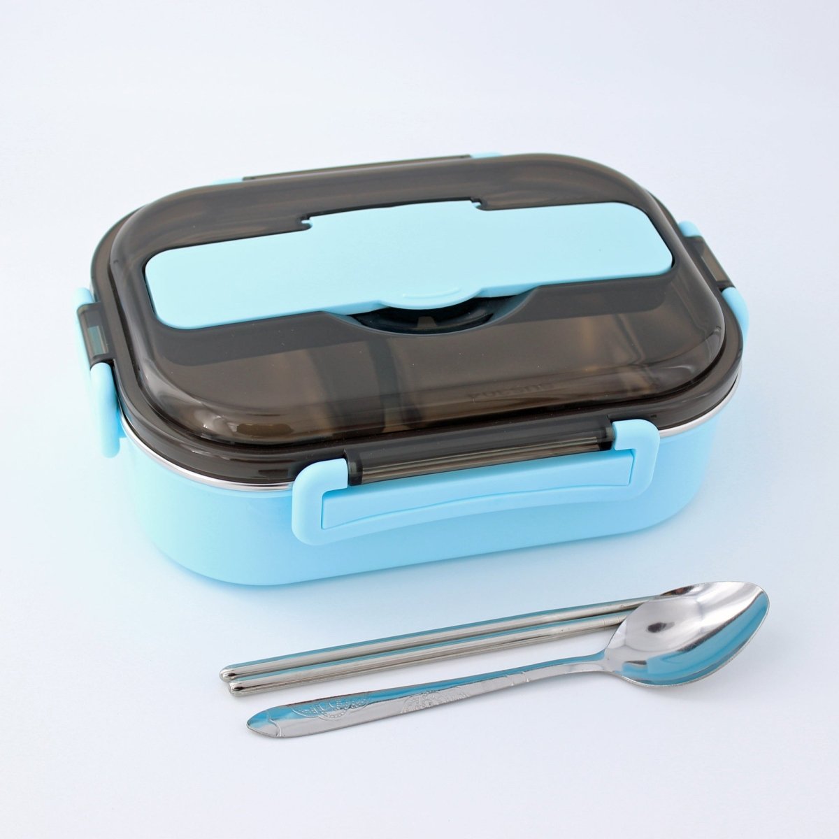 Lunch Box Food Container Stainless Steel Bento Box With Utensils Chopsticks Spoon