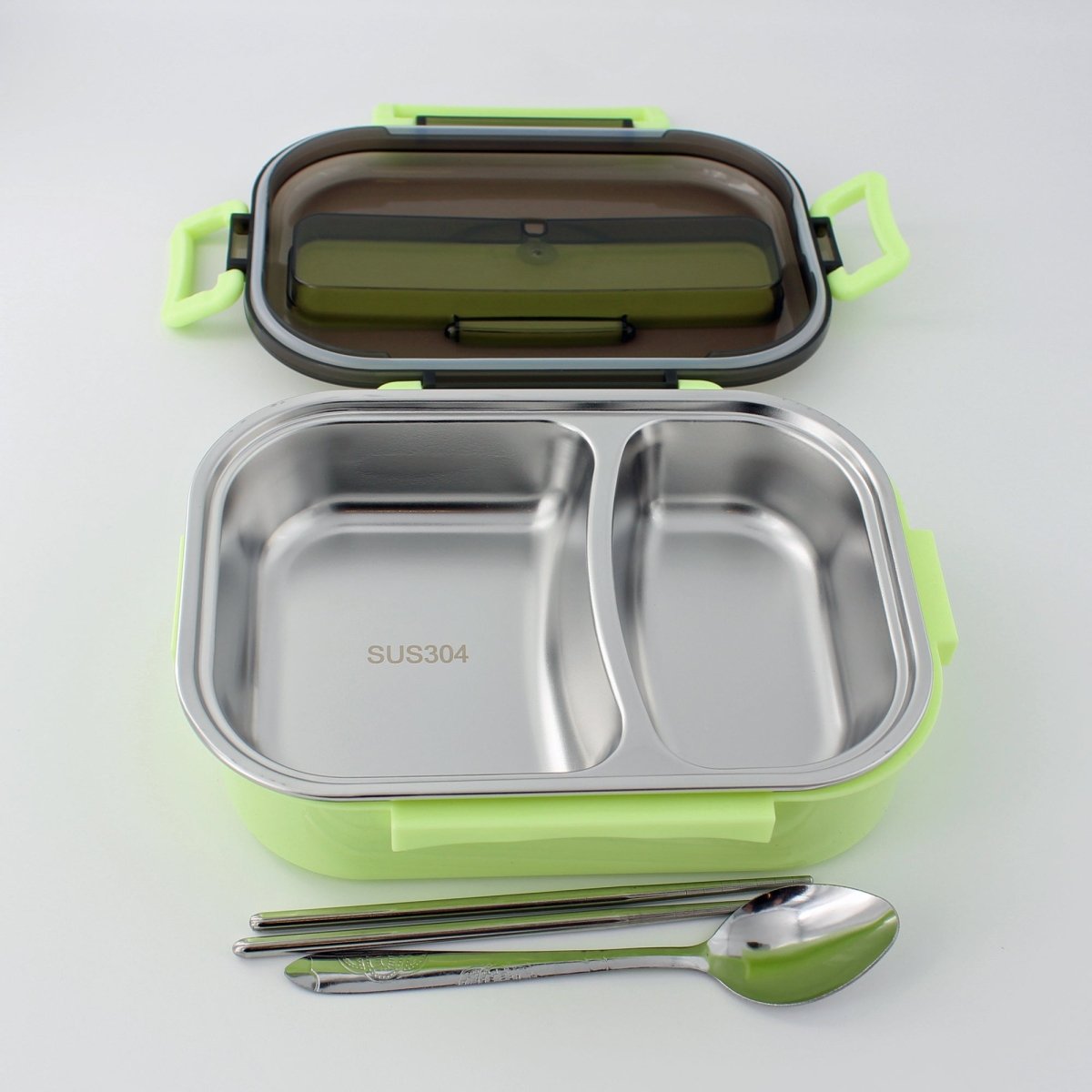 Lunch Box Food Container Stainless Steel Bento Box With Utensils Chopsticks Spoon