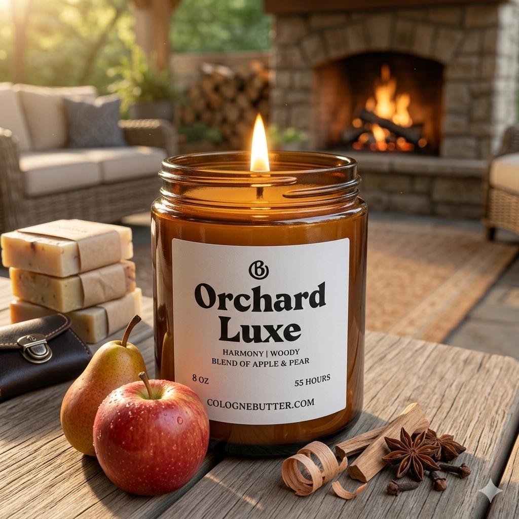 Orchid Luxe - The Luxury Orchid Floral Aroma Candle for Home Fragrance, Relaxation & Romantic Atmosphere | Cologne Butter