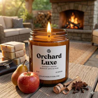 Orchid Luxe - The Luxury Orchid Floral Aroma Candle for Home Fragrance, Relaxation & Romantic Atmosphere | Cologne Butter
