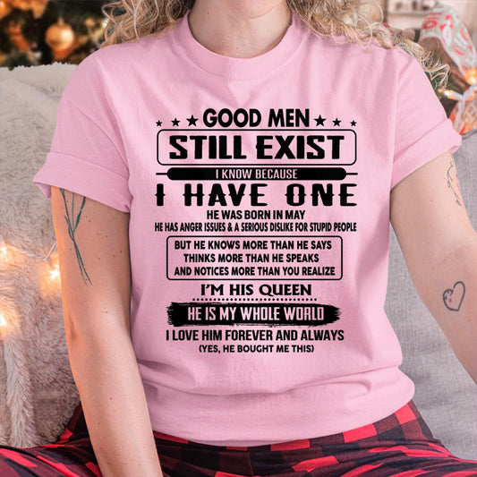 May - Good men Still Exist - gift for your girlfriend, wife from Husband - NGHL05 (SKU-GM-05)