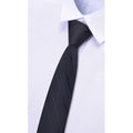 Mens Zipper Necktie Business Wedding Formal Events Striped Easy Zip on Neckties