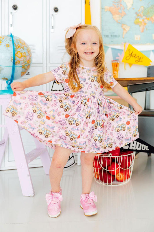 Playground Princess S/S Pocket Twirl Dress - Shaketea