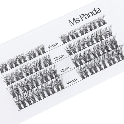 Ms. Panda Serenity 10 - 16mm Mix Curl 40 Clusters False Eyelashes