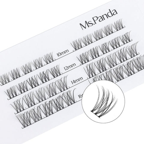 Ms. Panda Wispies 40 Clusters Eyelash 10 - 16mm Mix Curl False Eyelashes