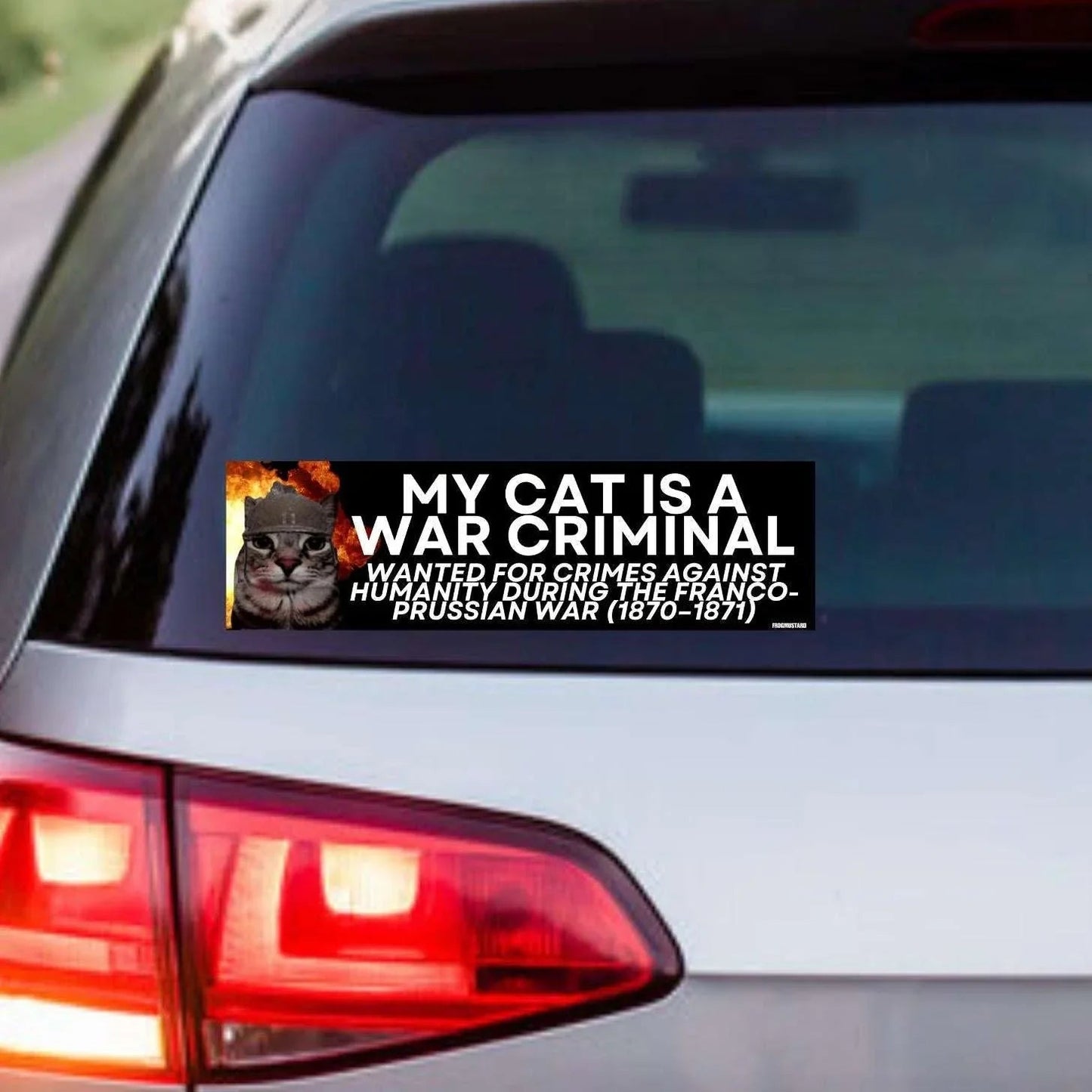 My Cat is a War Criminal Wanted for Crimes Against Humanity During the Franco-Prussion War