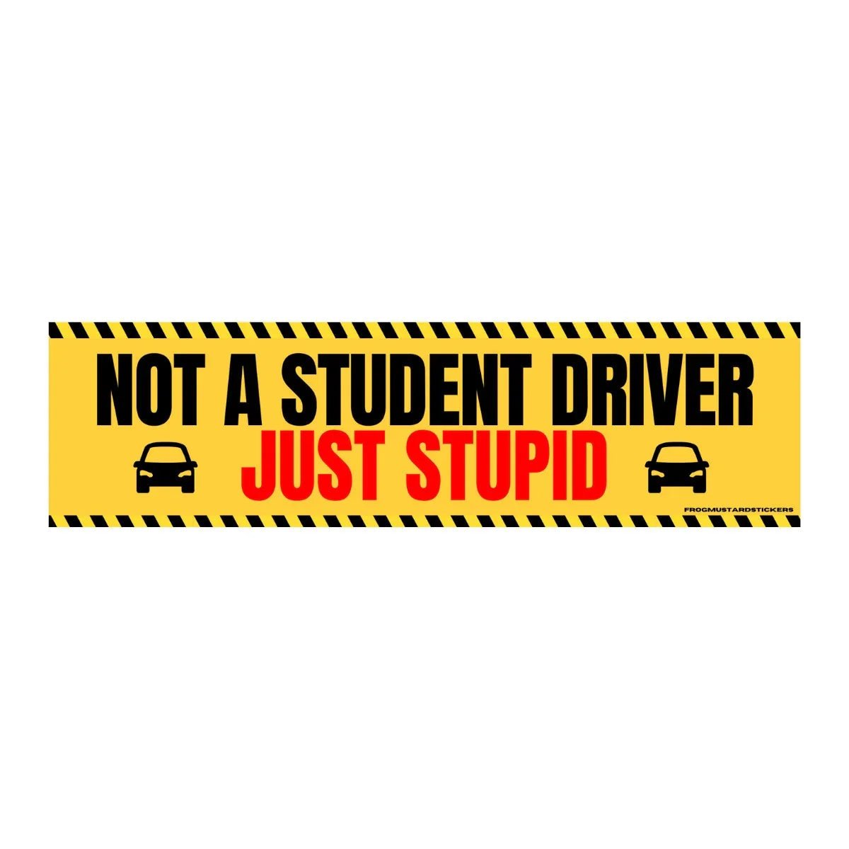 Not a Student Driver, Just Stupid