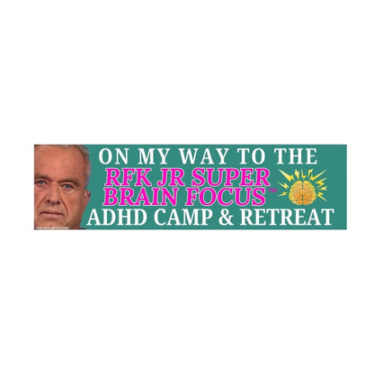 On my way to RFK Jr's ADHD/Depression Camp