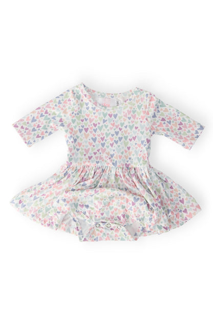 One in a Million 3/4 Sleeve Twirl Bodysuit