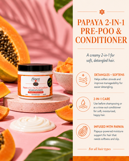 PAPAYA 2-IN-1 PRE POO & CONDITIONER