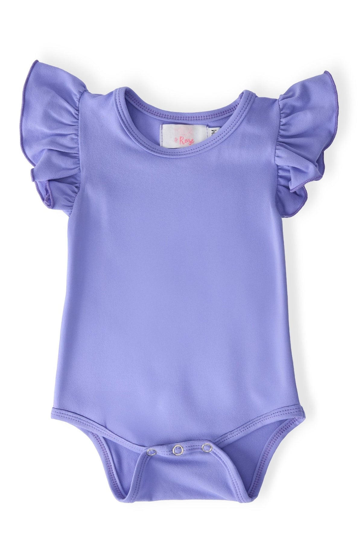 Periwinkle S/S Flutter Bodysuit