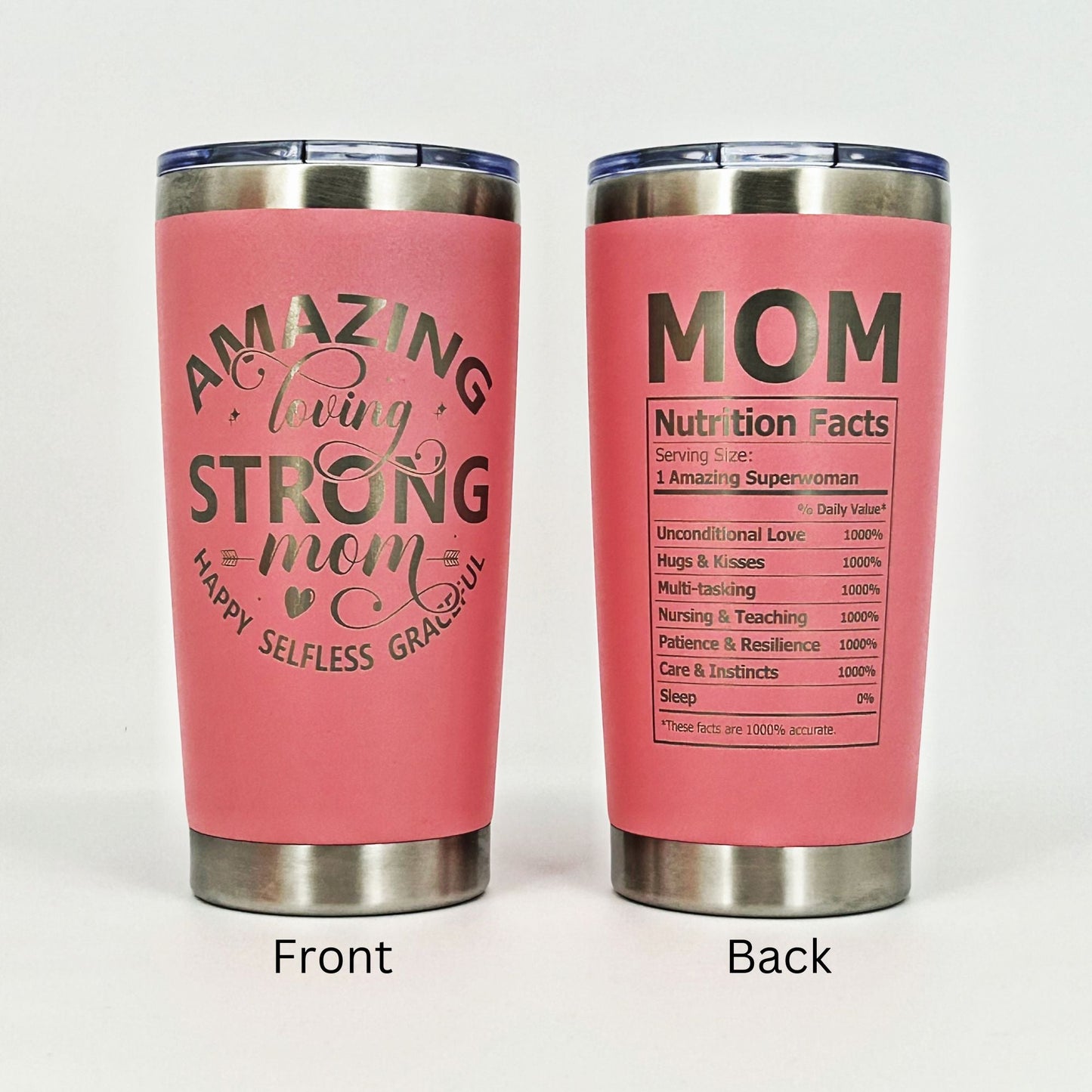 Personalized Best Mom Ever Tumbler - Birthday Christmas Gift for Moms