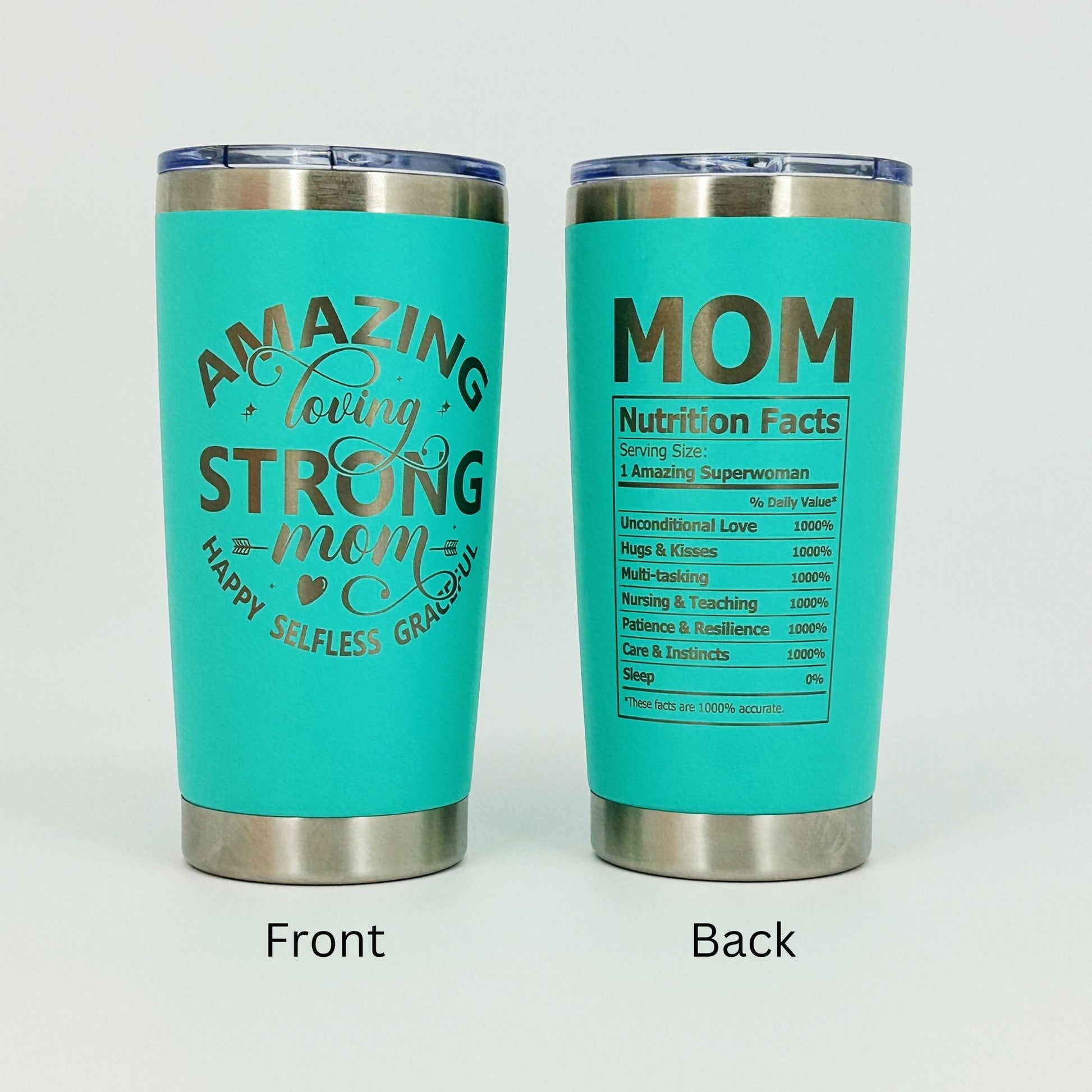 Personalized Best Mom Ever Tumbler - Birthday Christmas Gift for Moms