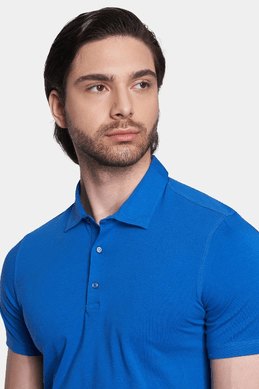 The Mercerized Cotton Polo(Royal Blue) - Shaketea