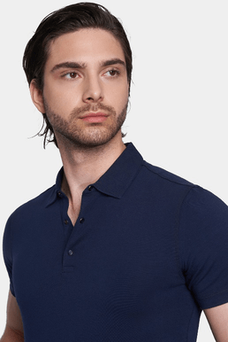 The Mercerized Cotton Polo (Navy) - Shaketea