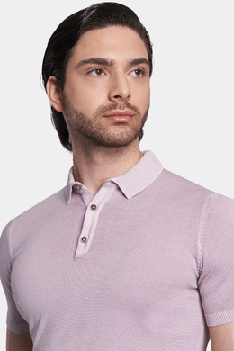 The Mercerized Cotton Polo (Lavender) - Shaketea