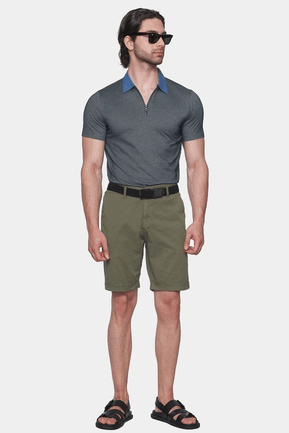 The Mercerized Cotton Polo (Stone) - Shaketea