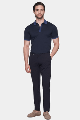 The Mercerized Cotton Polo (Admiral Blue) - Shaketea