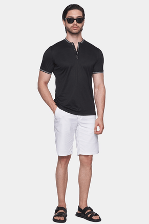 The Mercerized Cotton Polo (Race Black)