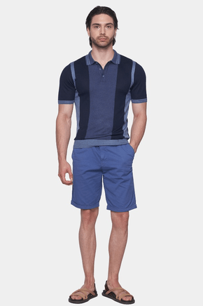 The Mercerized Cotton Polo (Marine Blue) - Shaketea