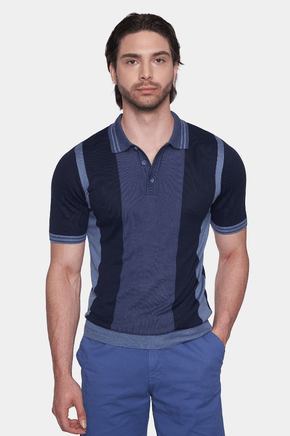 The Mercerized Cotton Polo (Marine Blue) - Shaketea