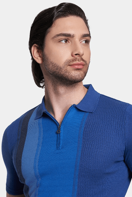 The Mercerized Cotton Polo (Ocean Tones) - Shaketea