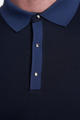 The Mercerized Cotton Polo (Admiral Blue)