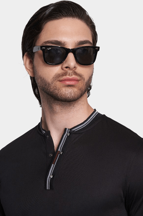 The Mercerized Cotton Polo (Race Black)