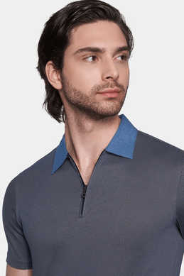 The Mercerized Polo (Nautical Blue) - Shaketea