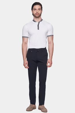 TheMercerized Cotton Polo (Admiral White)
