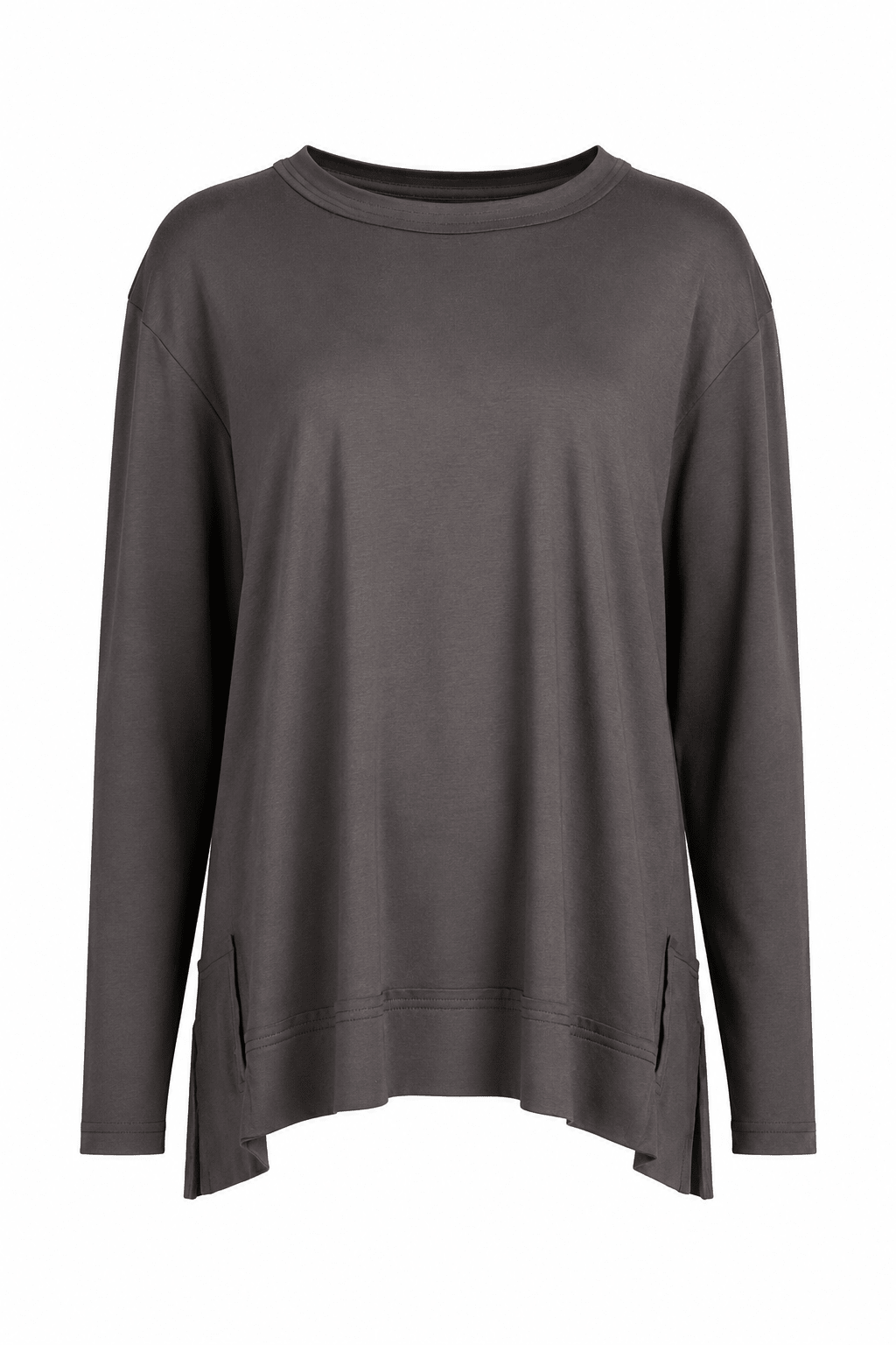 Pima Cotton Detail Tee - Lava