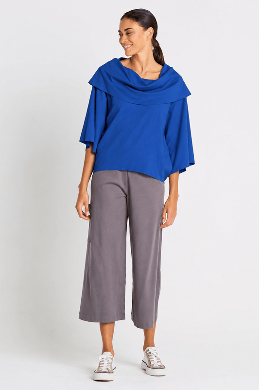 Pima Cotton Jackie O Top - Royal