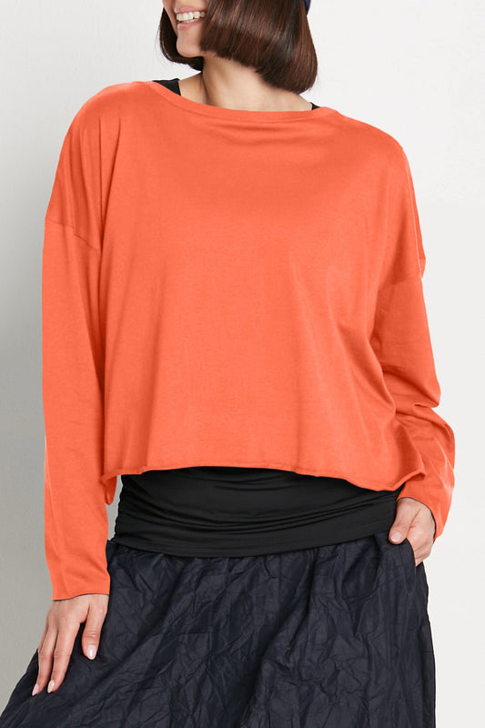 Pima Cotton Mini Luxury Boxy T-Shirt - Grenadine