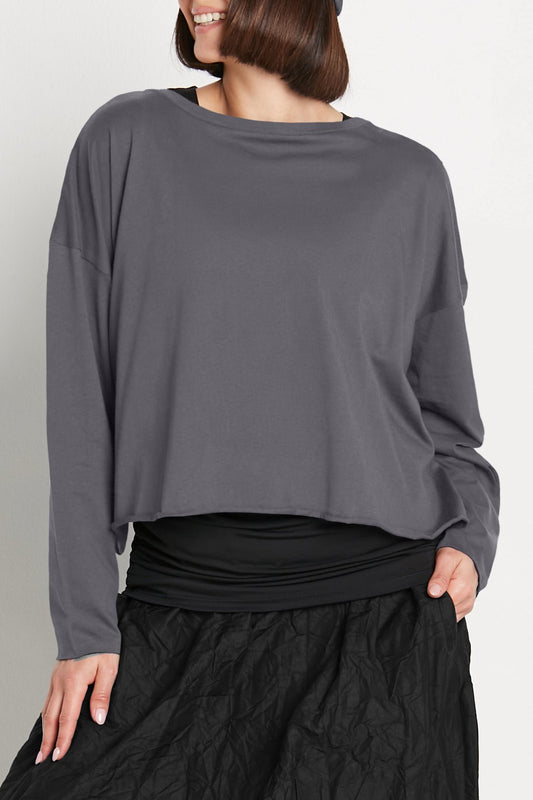 Pima Cotton Mini Luxury Boxy T-Shirt - Lava