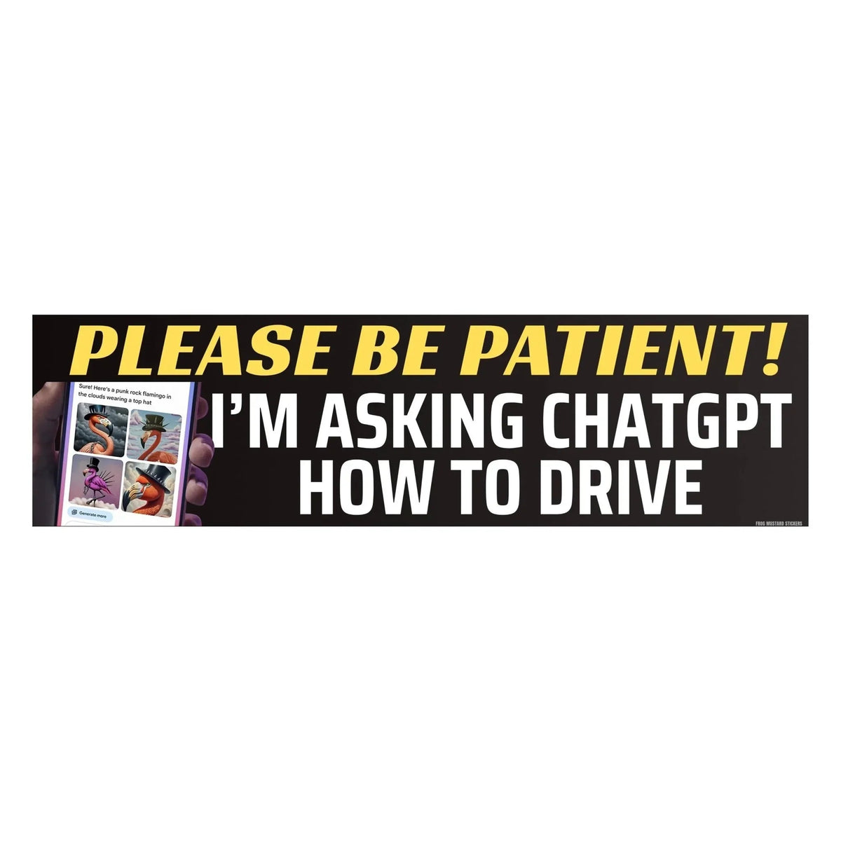 Please Be Patient! I'm Asking ChatGPT How to Drive