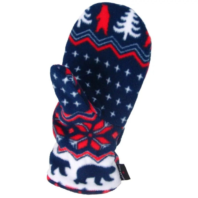 Polar Feet Fleece Mittens - Warm Fleece Gloves for Winter